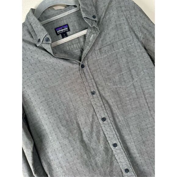 Patagonia Organic Cotton Button Down Long Sleeve sz Small - Picture 2 of 7
